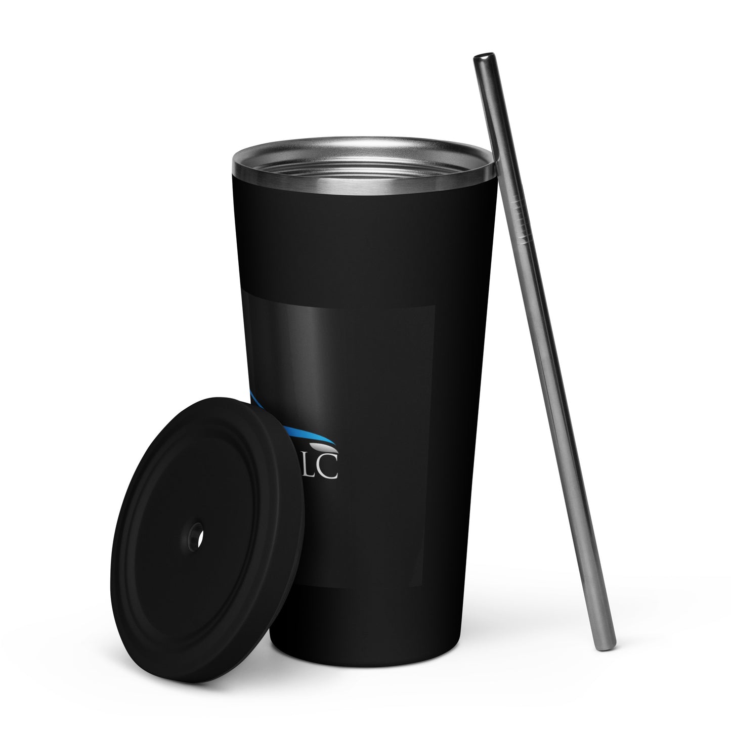 Insulated tumbler with a straw image 9