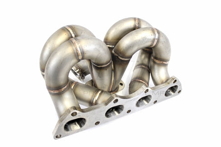 PLM Power Driven T3 Ramhorn Turbo Manifold A/C & P/S Compatible B-Series B16 B image 1