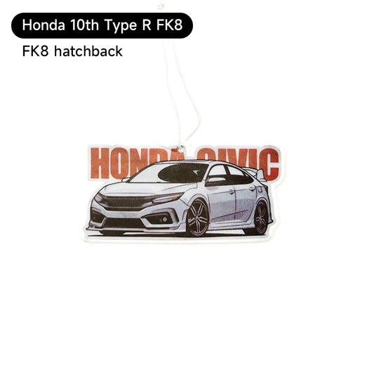 JDM Car Air Freshener Hanging Rearview Mirror Perfume Flavoring  Solid Paper For Fit Honda Accord GK5 Odyssey Diffuser Accessori