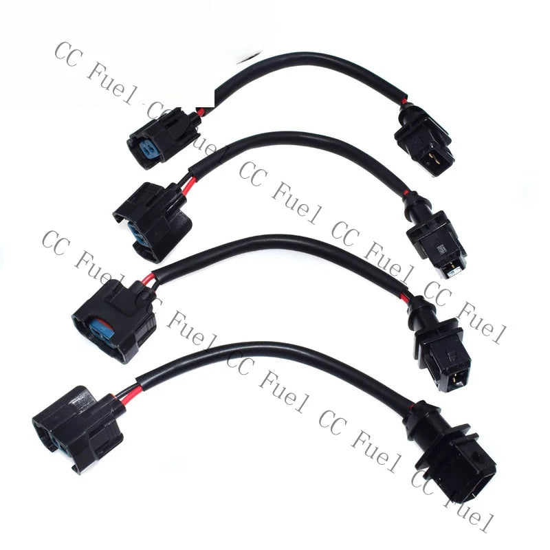 C+ New OBD1 OBD2 fuel Adapter 4 X FUEL INJECTOR CONVERSION HARNESS FOR HONDA ACURA