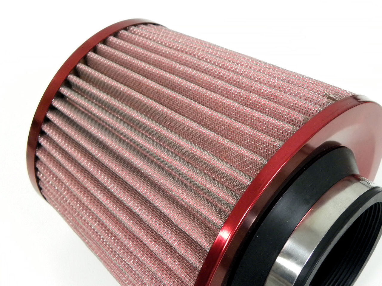 ICEMAN Universal 3" Inlet Air Filter Red image 1