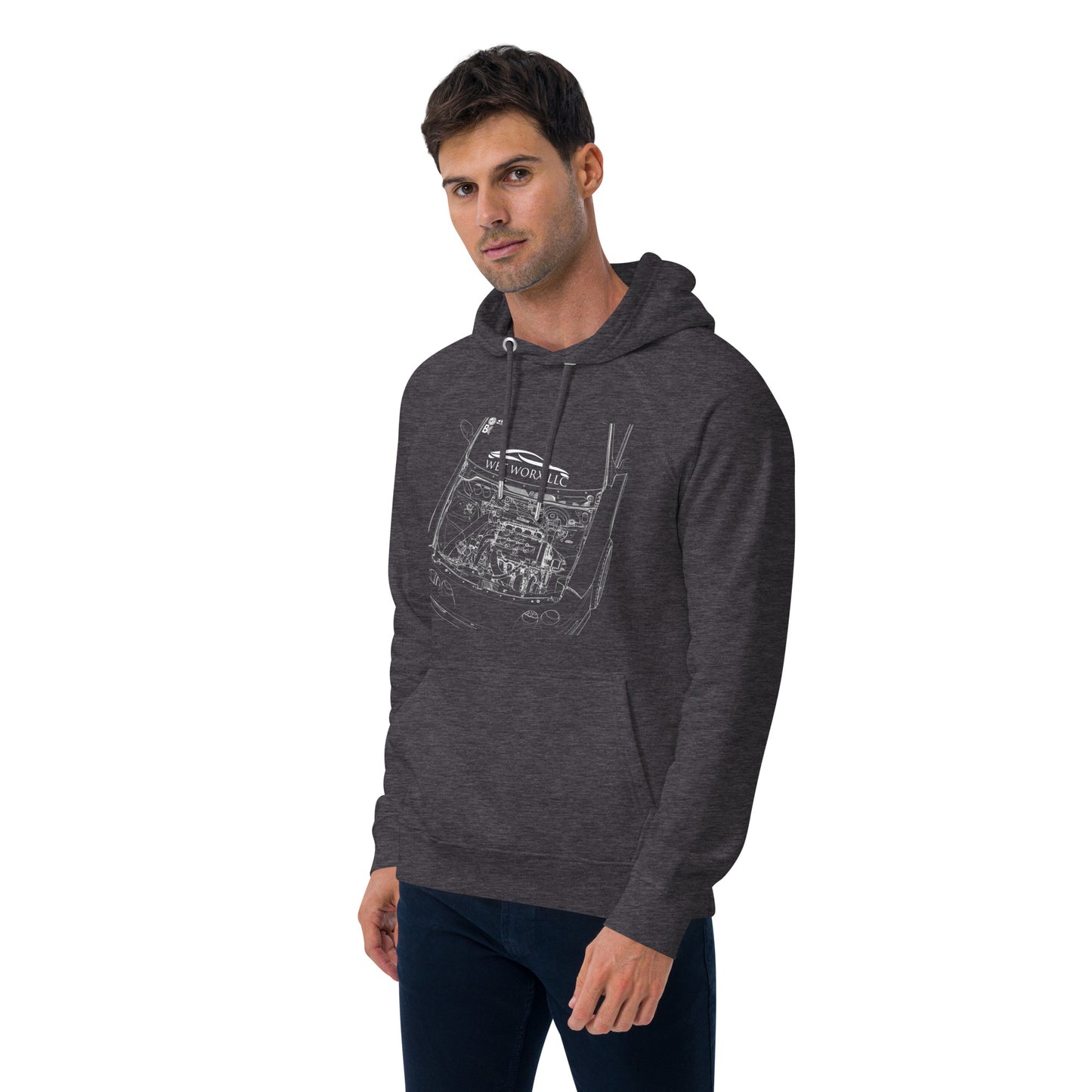 Unisex eco raglan hoodie image 24