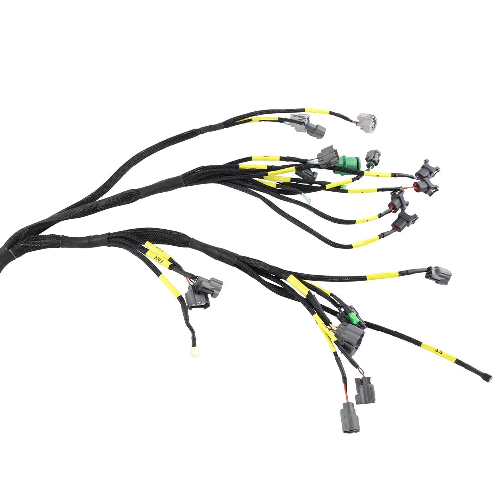 CNCH-0BD1-1 Engine Wiring Harness Compatible with 92-95 Honda Civic Integra B16 D16 B18 OBD1 Budget D & B-Series ECH004-HC