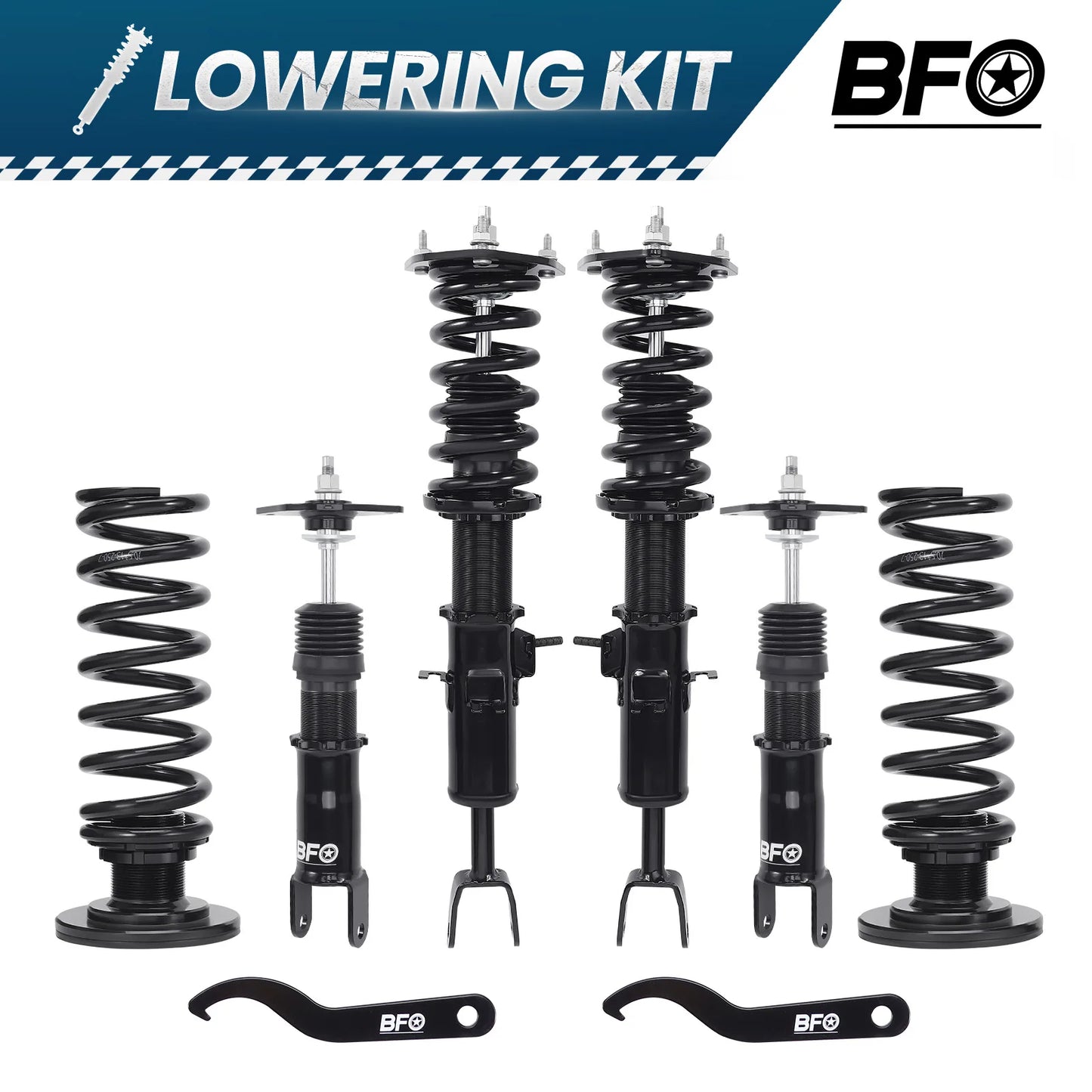 BFO Coilovers Suspension Kit For INFINITI G35 03-07/ NISSAN 350Z Z33 03-08 RWD
