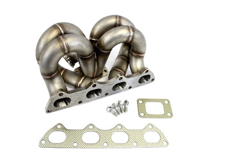 PLM Power Driven T3 Ramhorn Turbo Manifold A/C & P/S Compatible B-Series B16 B image 0