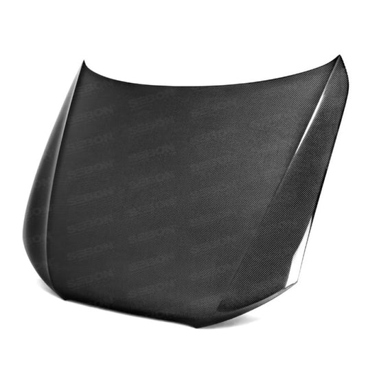 Seibon 13-15 Audi A4 OEM Carbon Fiber Hood (Hood Pins - HD1213AUA4-OE image 0