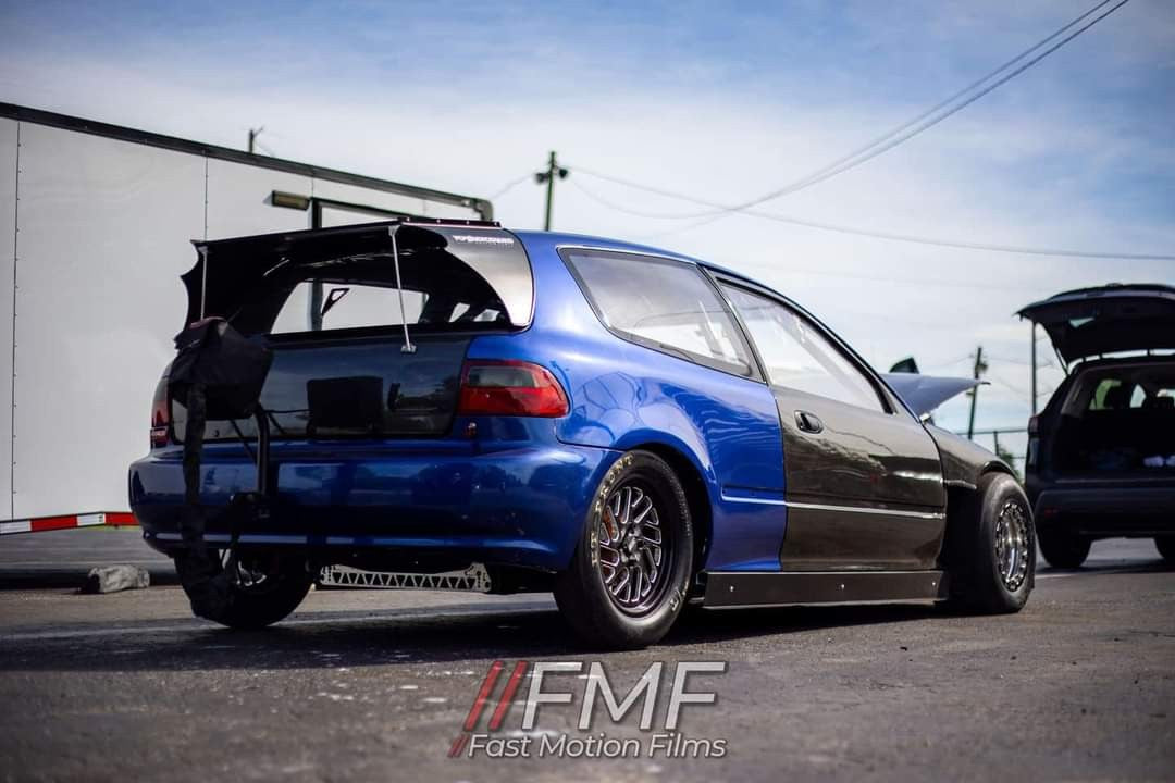 YCP 92-95 Honda civic hatchback drag wing  image 0