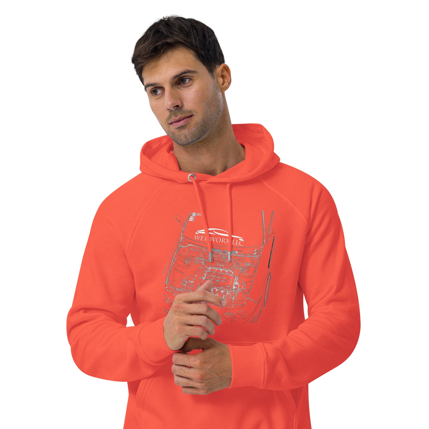 Unisex eco raglan hoodie image 38