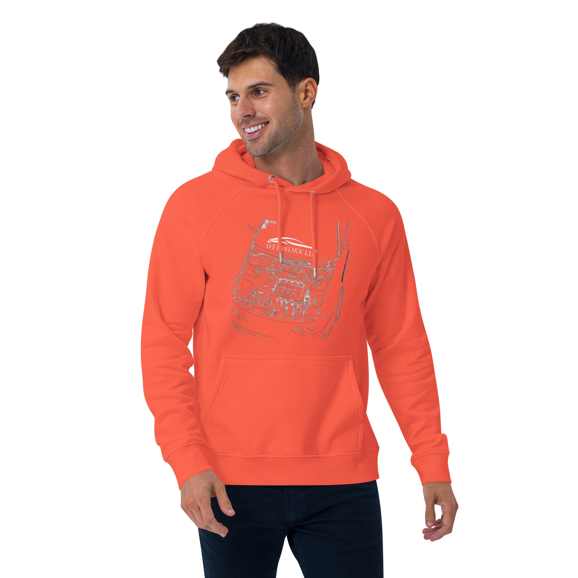 Unisex eco raglan hoodie image 37