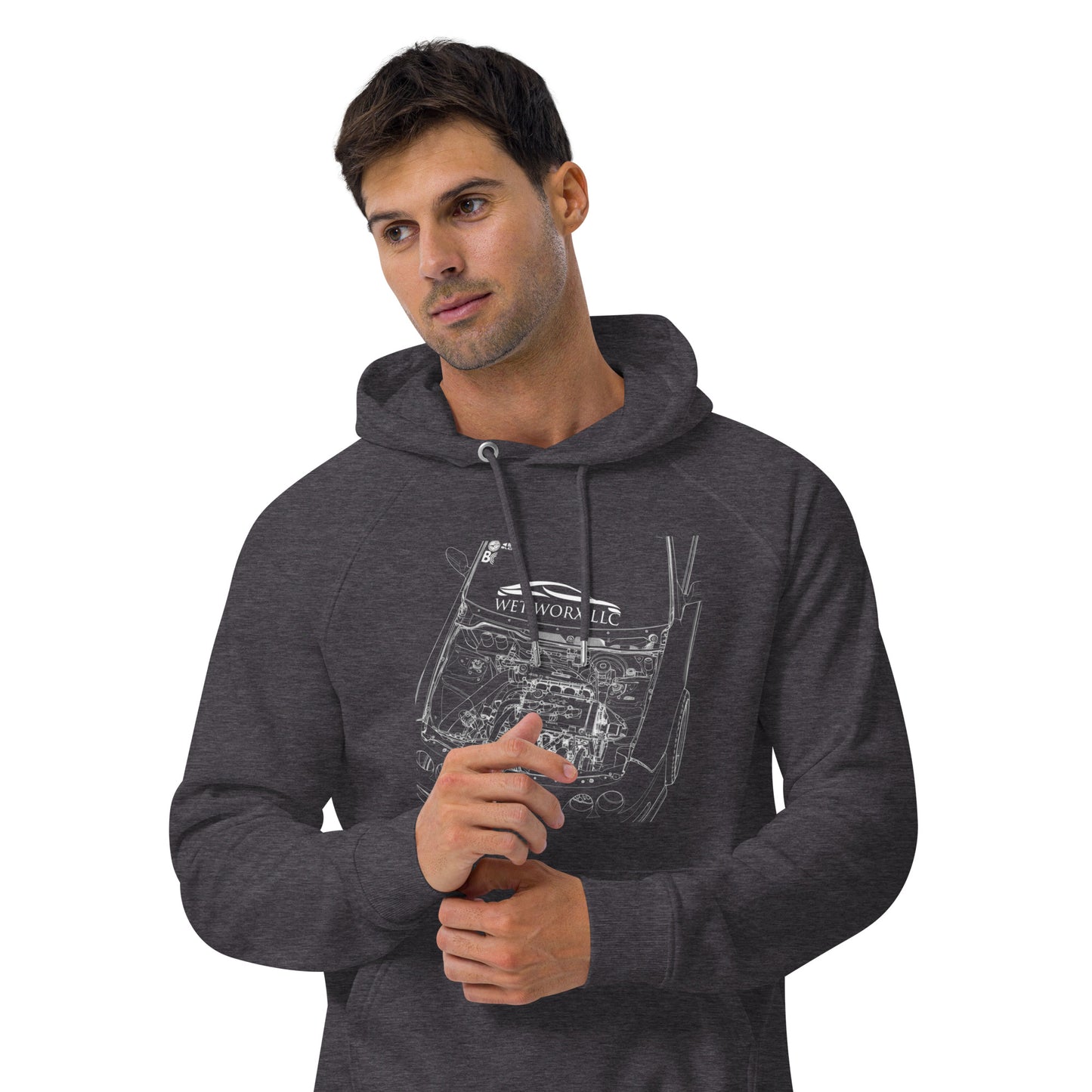 Unisex eco raglan hoodie image 20