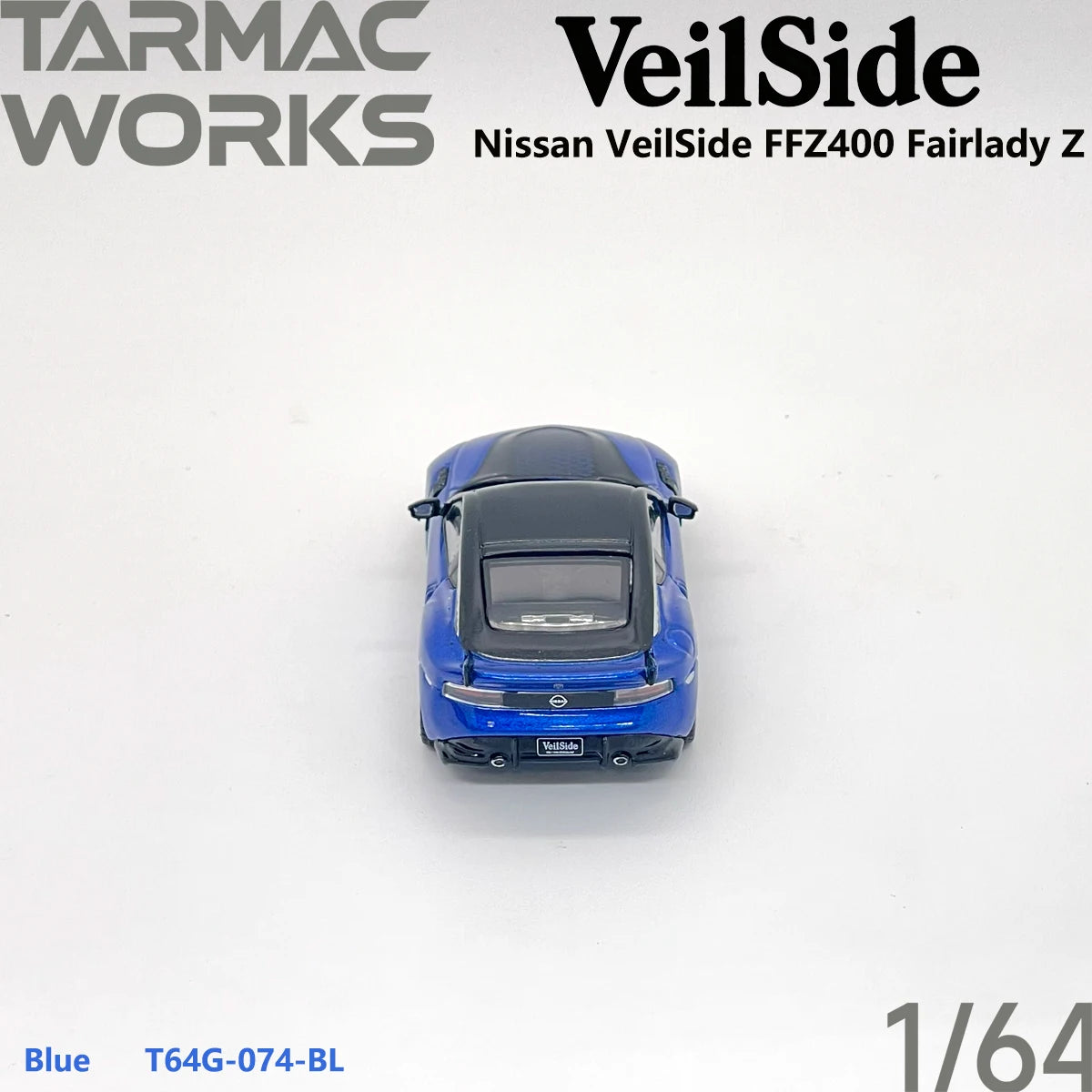 Tarmac Works Global64 1:64 JDM VeilSide FFZ400 Fairlady Z Blue T64G‑074‑BL Collectible Model Vehicles Alloy In Stock