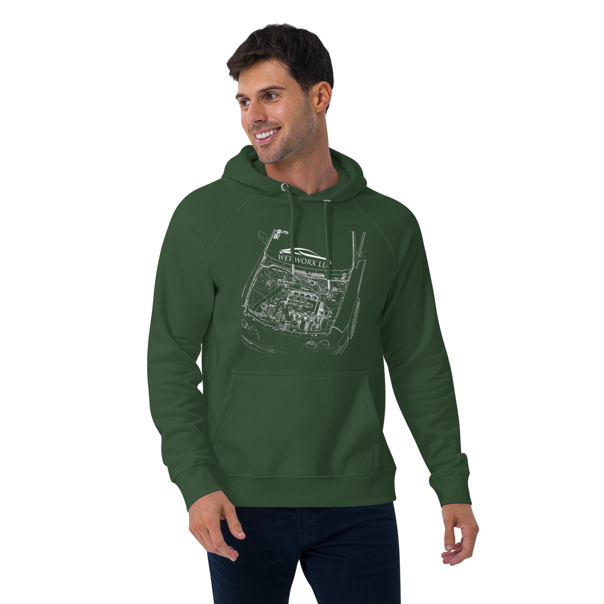 Unisex eco raglan hoodie image 28