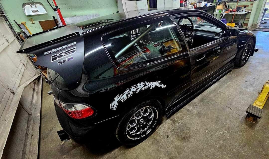 YCP 92-95 Honda civic hatchback drag wing  image 2