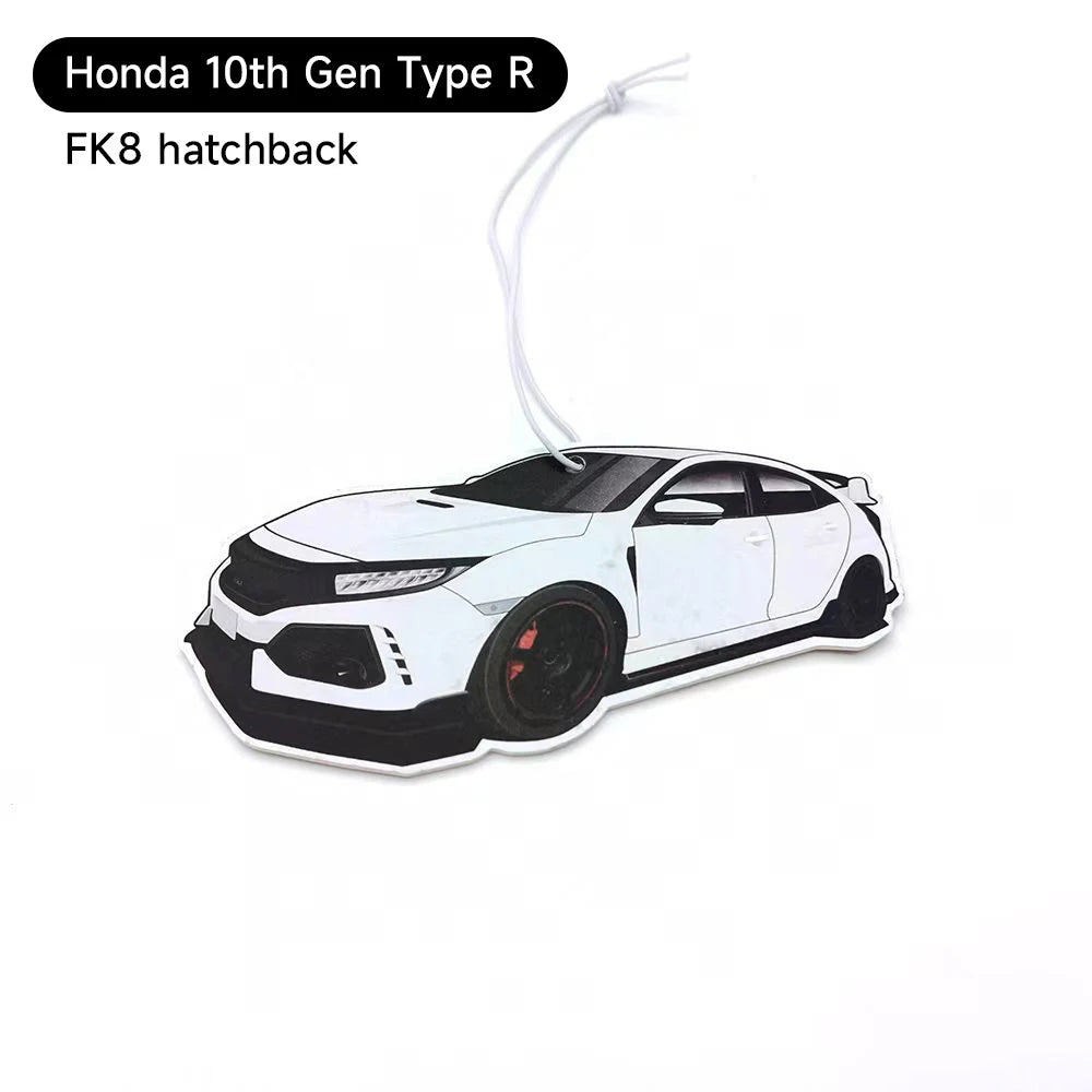 JDM Car Air Freshener Hanging Rearview Mirror Perfume Flavoring  Solid Paper For Fit Honda Accord GK5 Odyssey Diffuser Accessori