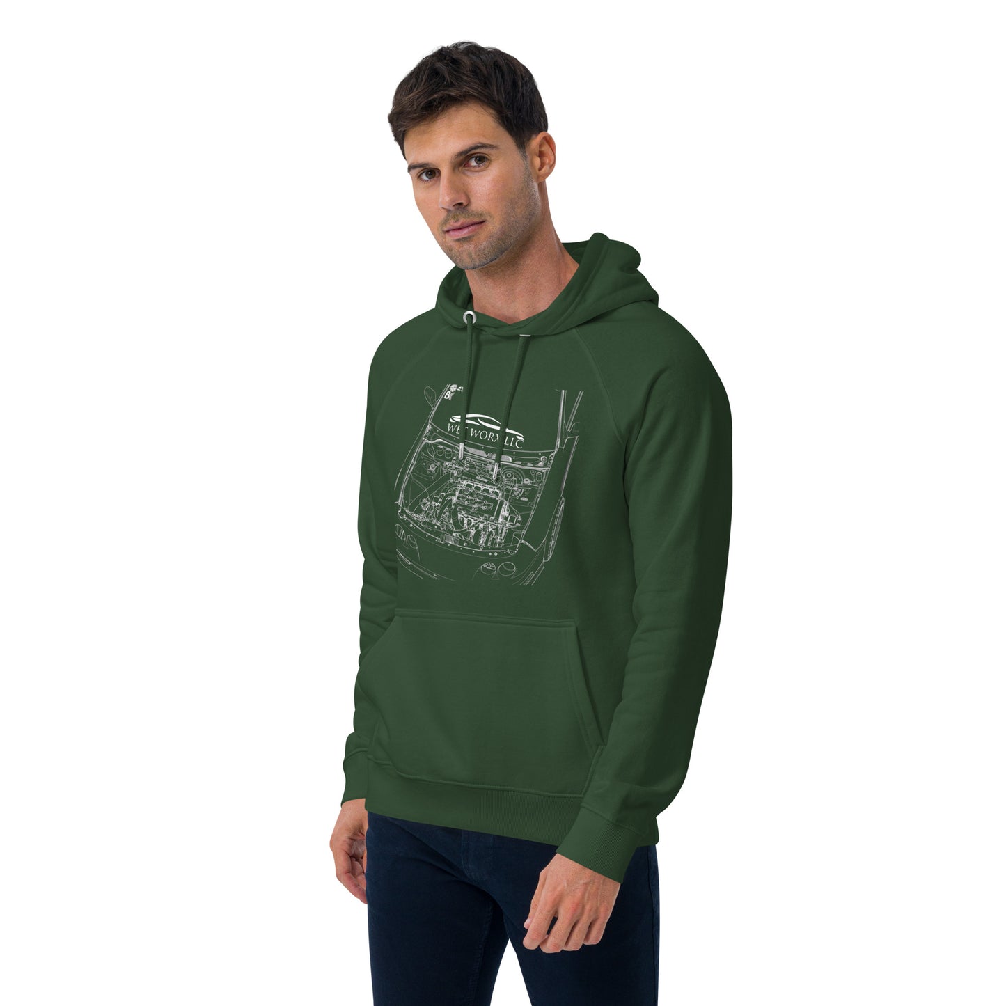 Unisex eco raglan hoodie image 33