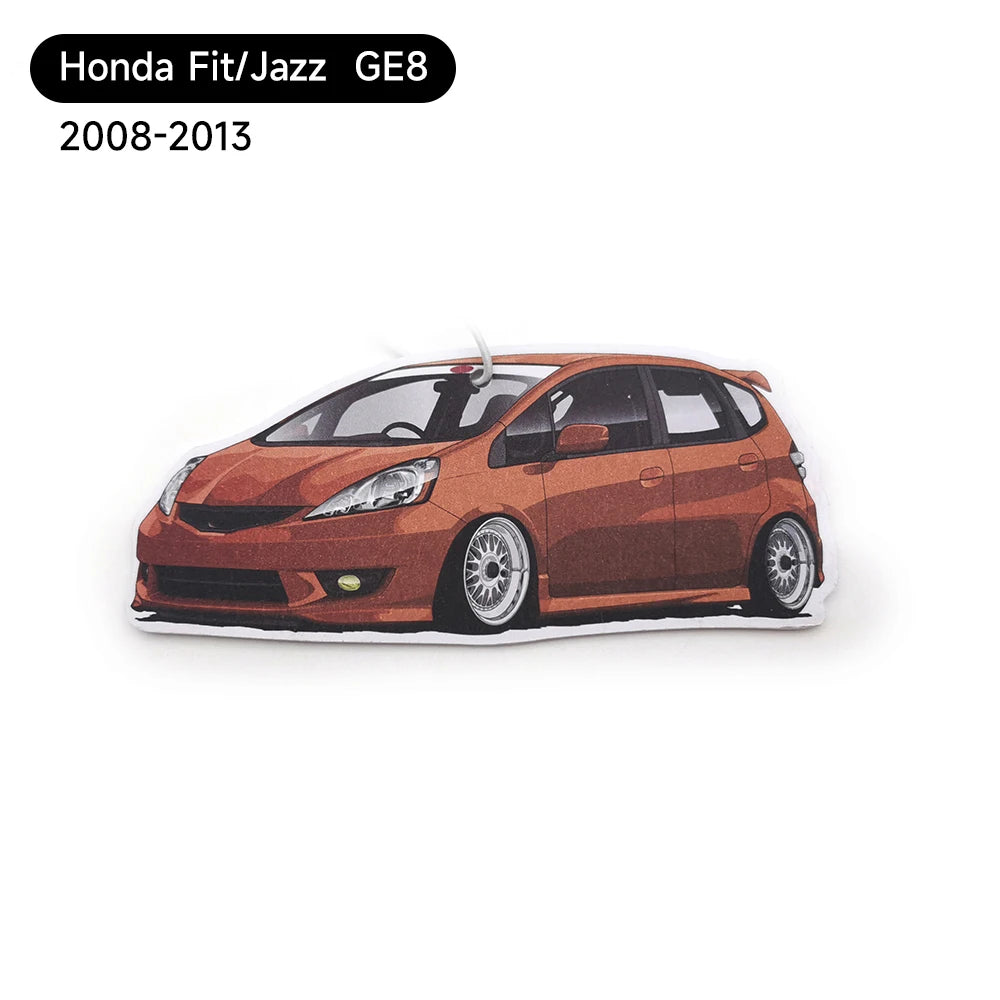JDM Car Air Freshener Hanging Rearview Mirror Perfume Flavoring  Solid Paper For Fit Honda Accord GK5 Odyssey Diffuser Accessori