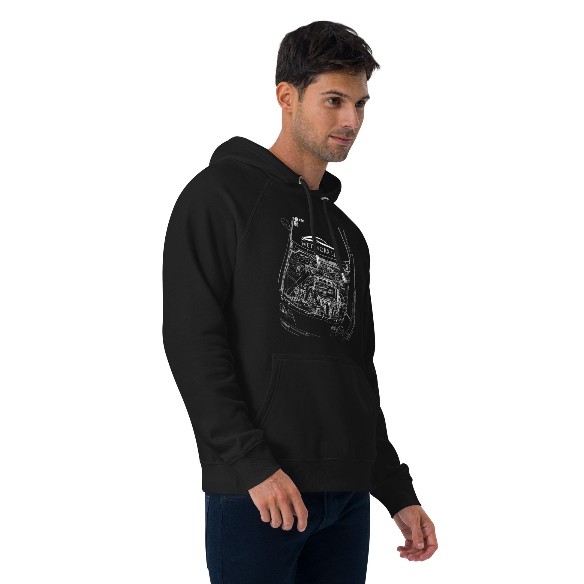 Unisex eco raglan hoodie image 8