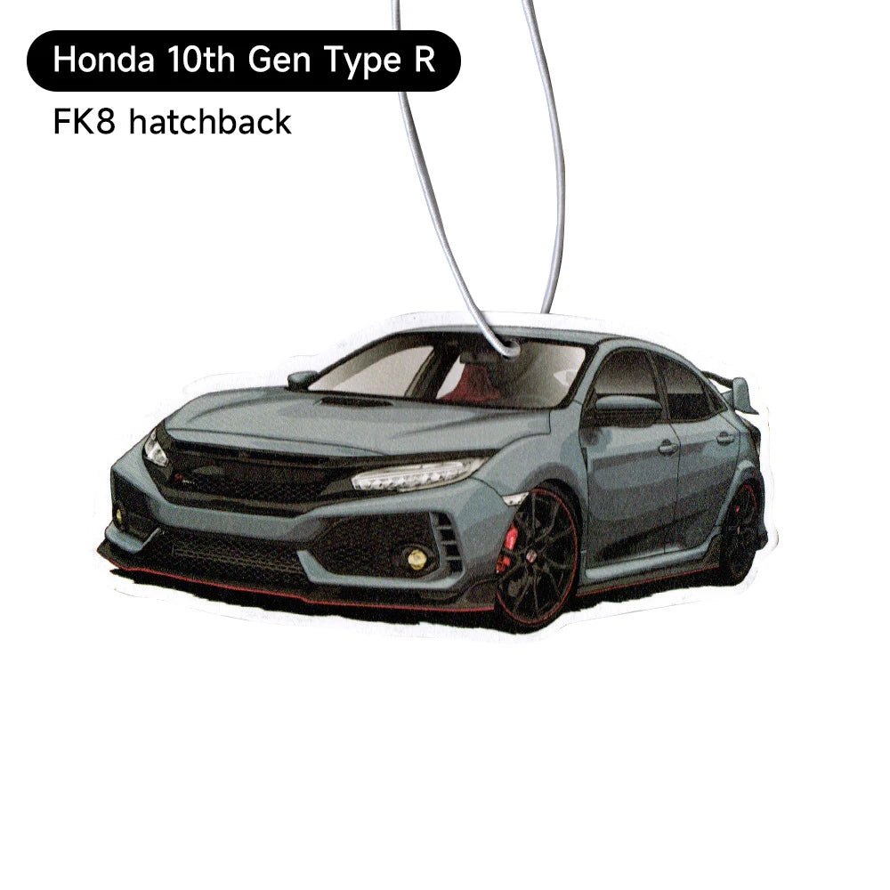 JDM Car Air Freshener Hanging Rearview Mirror Perfume Flavoring  Solid Paper For Fit Honda Accord GK5 Odyssey Diffuser Accessori