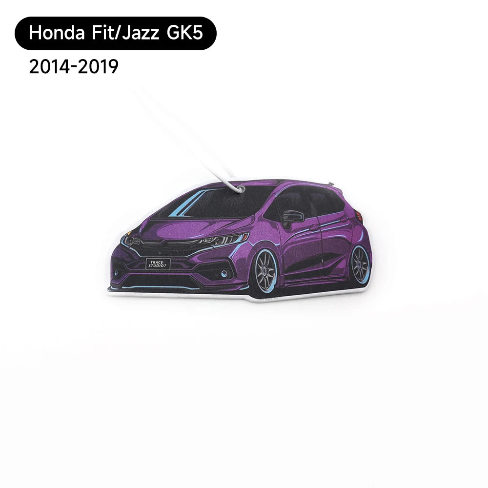 JDM Car Air Freshener Hanging Rearview Mirror Perfume Flavoring  Solid Paper For Fit Honda Accord GK5 Odyssey Diffuser Accessori