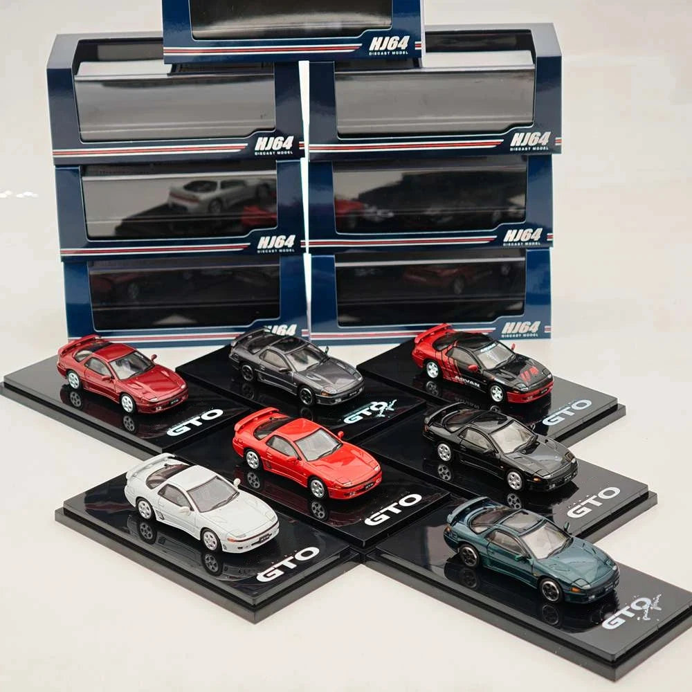 Hobby hj64 1:64 for GTO Twin Turbo JDM HJ641065 Series Diecast Model Car Miniature Limited Collection Auto Toy Vehicle Models