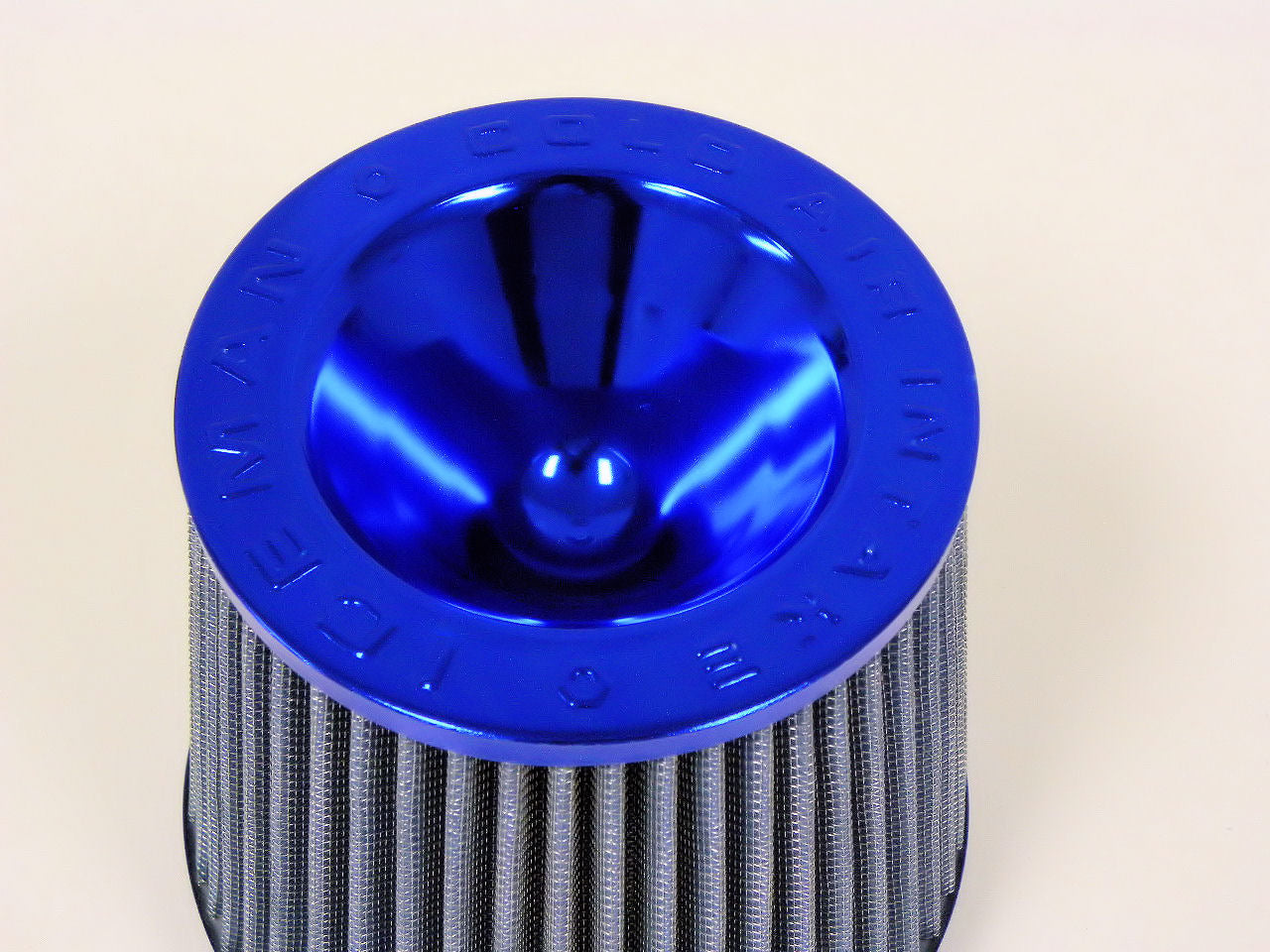 ICEMAN Universal 3" Inlet Air Filter Blue image 1