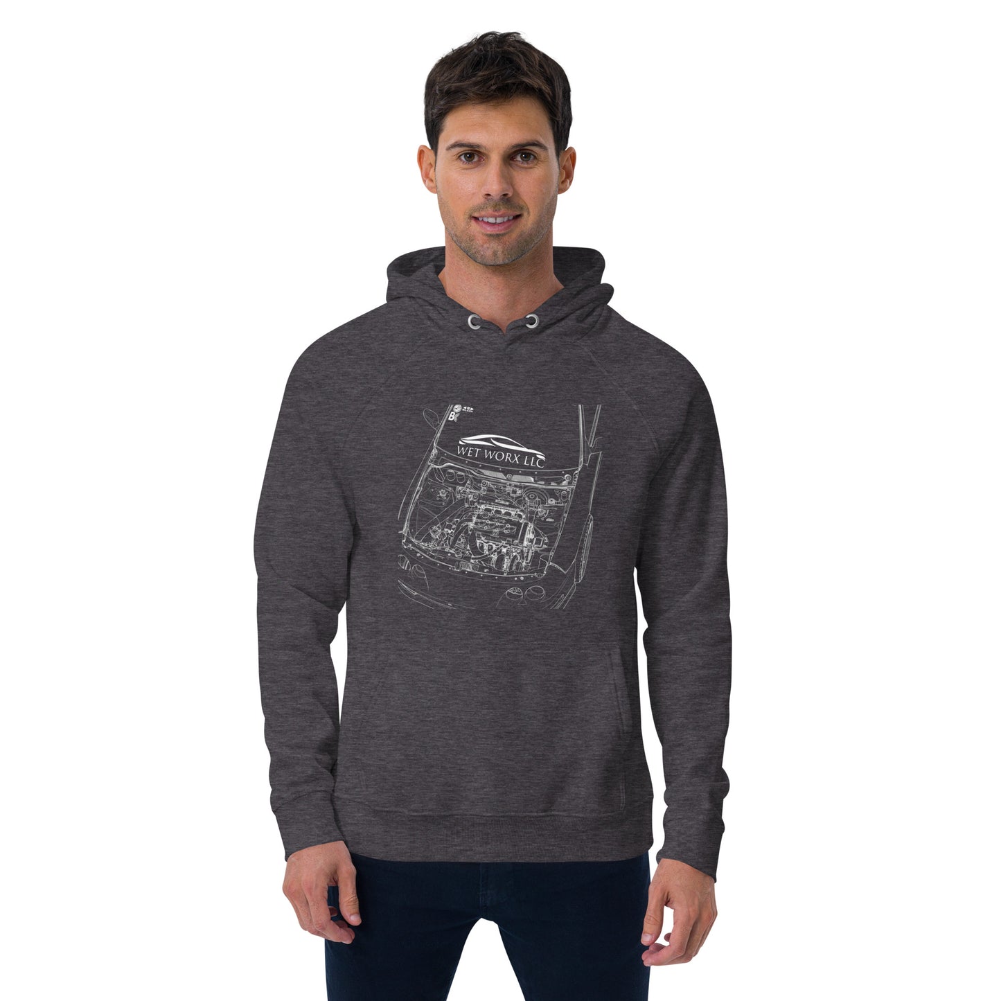 Unisex eco raglan hoodie image 18
