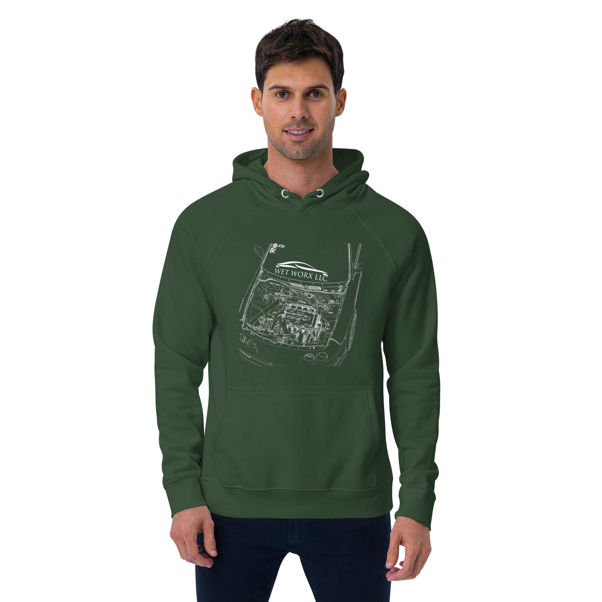 Unisex eco raglan hoodie image 27