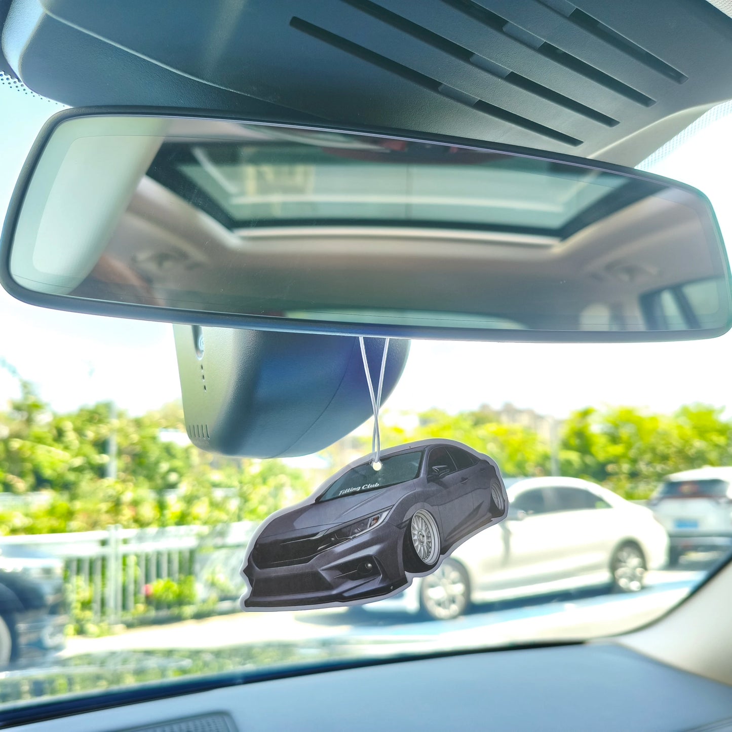 JDM Car Air Freshener Hanging Rearview Mirror Perfume Flavoring  Solid Paper For Fit Honda Accord GK5 Odyssey Diffuser Accessori