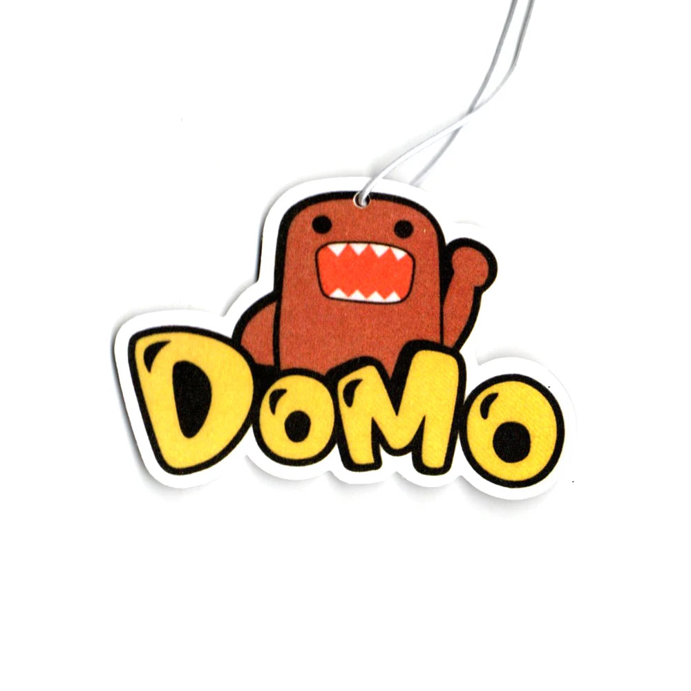 Funny Domo JDM Car Air Freshener Perfume  Kun Tire Girl Decoration Rearview Mirror Pendant Hanging Solid Paper Husband Gift