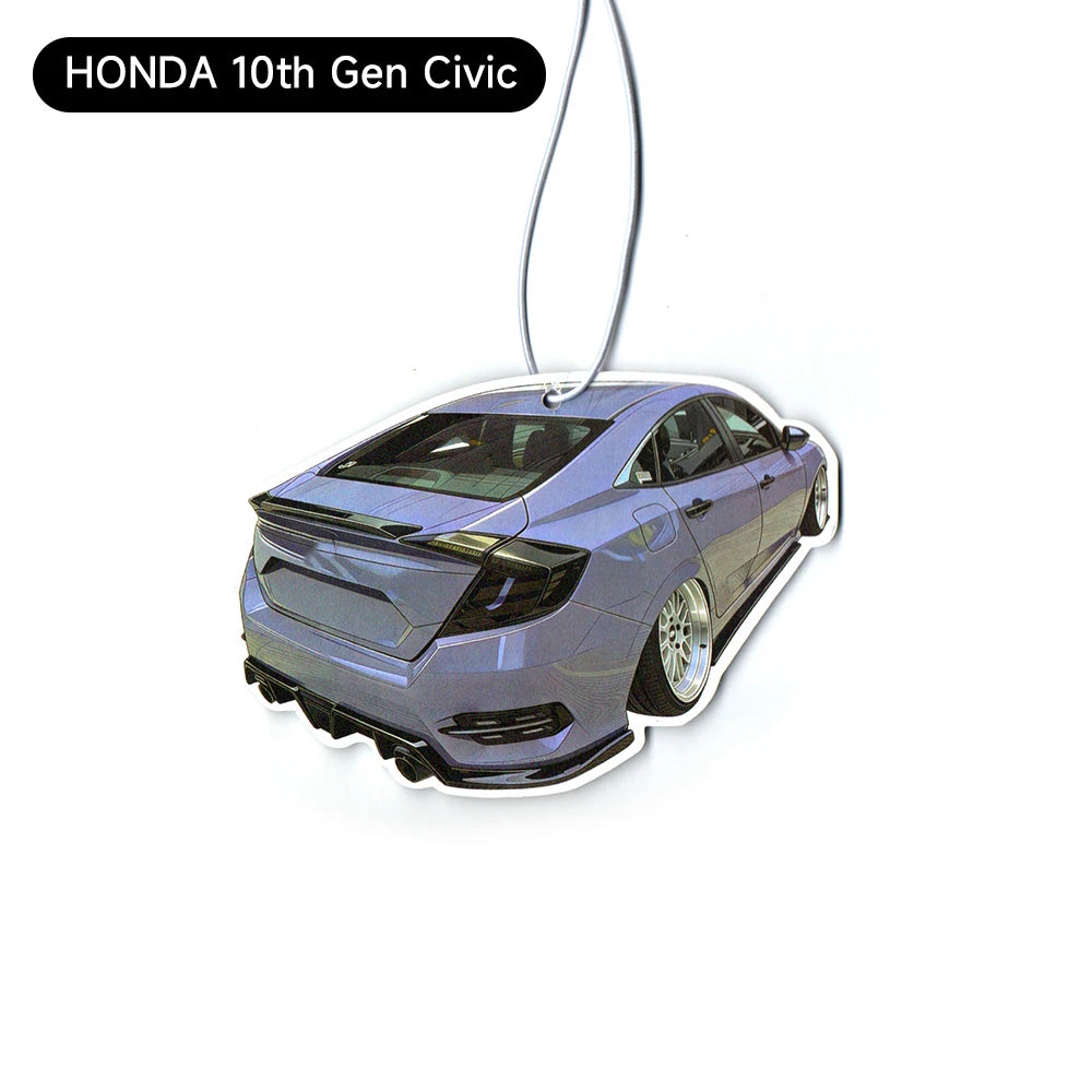 JDM Car Air Freshener Hanging Rearview Mirror Perfume Flavoring  Solid Paper For Fit Honda Accord GK5 Odyssey Diffuser Accessori