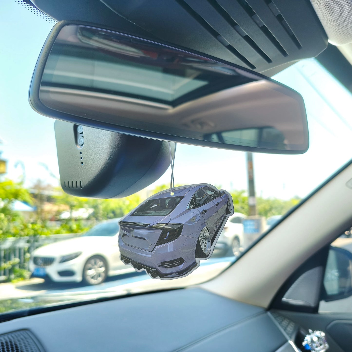 JDM Car Air Freshener Hanging Rearview Mirror Perfume Flavoring  Solid Paper For Fit Honda Accord GK5 Odyssey Diffuser Accessori