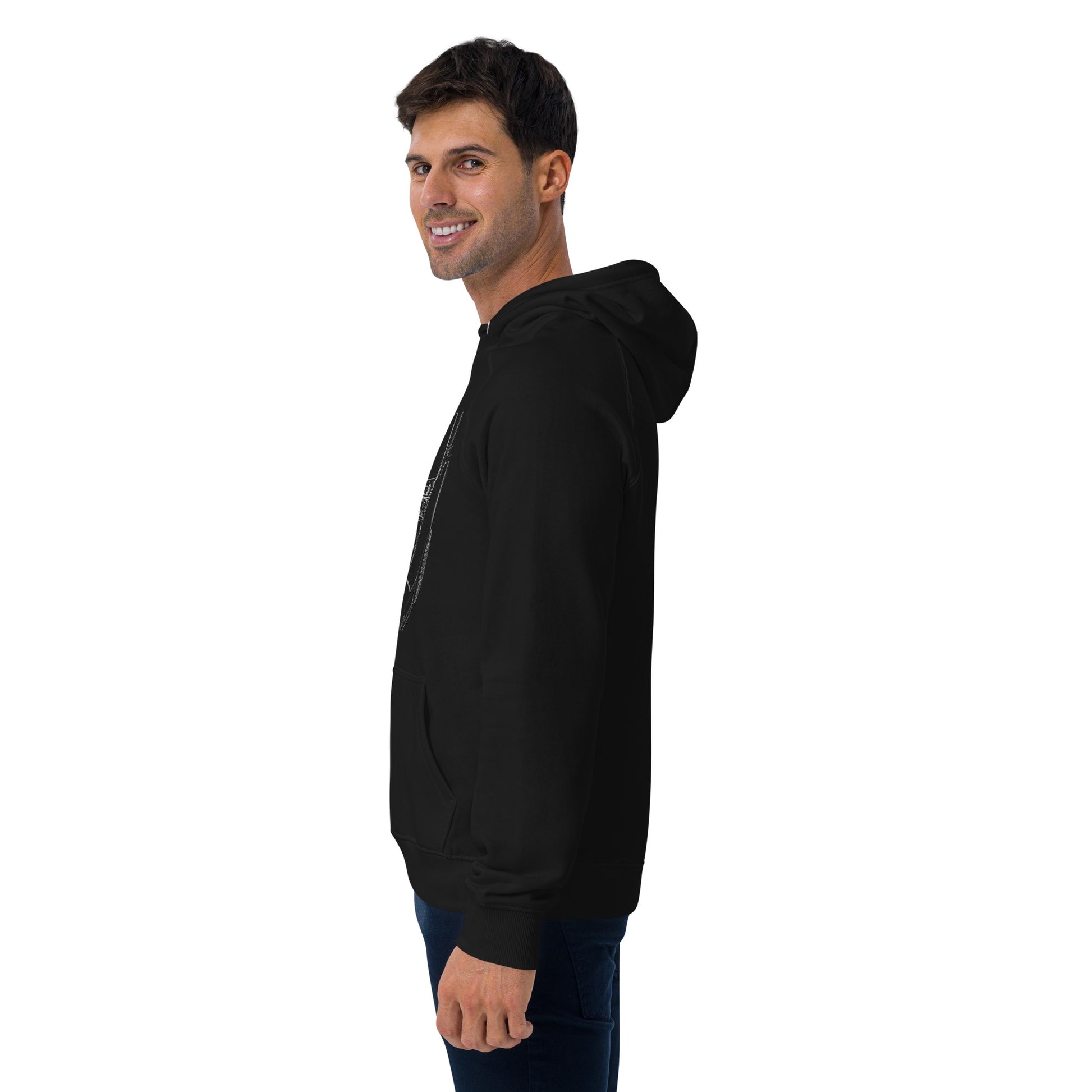 Unisex eco raglan hoodie image 5