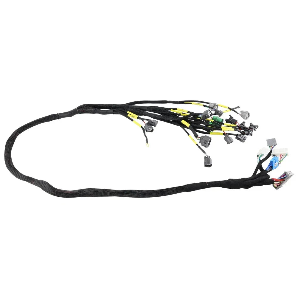 Tucked Engine Harness CNCH-OBD1-1 Budget D & B-series For Civic Integra B16 B18 D16 W/Obd1 Dist/Inj/Alt  92-95 Ecu Plugs