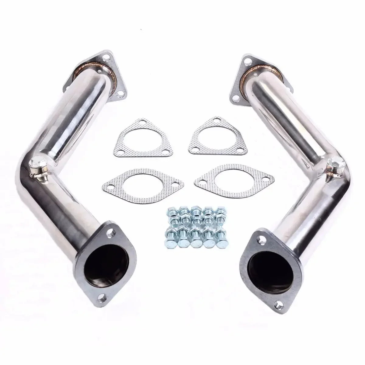 Engine Parts Exhaust Downpipe Pipes Silver For NISSAN 03-06 350Z G35 Z33/G35 V35 VQ35DE Stainless Auto Parts