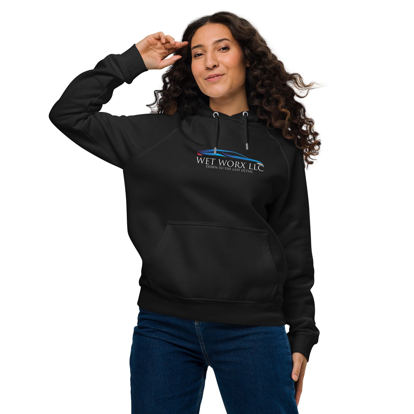 Unisex eco raglan hoodie image 5