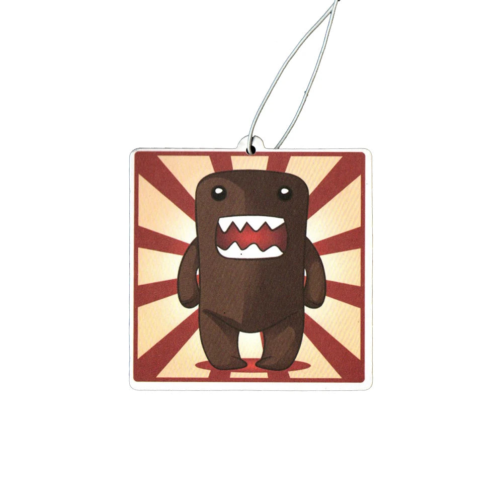 Funny Domo JDM Car Air Freshener Perfume  Kun Tire Girl Decoration Rearview Mirror Pendant Hanging Solid Paper Husband Gift