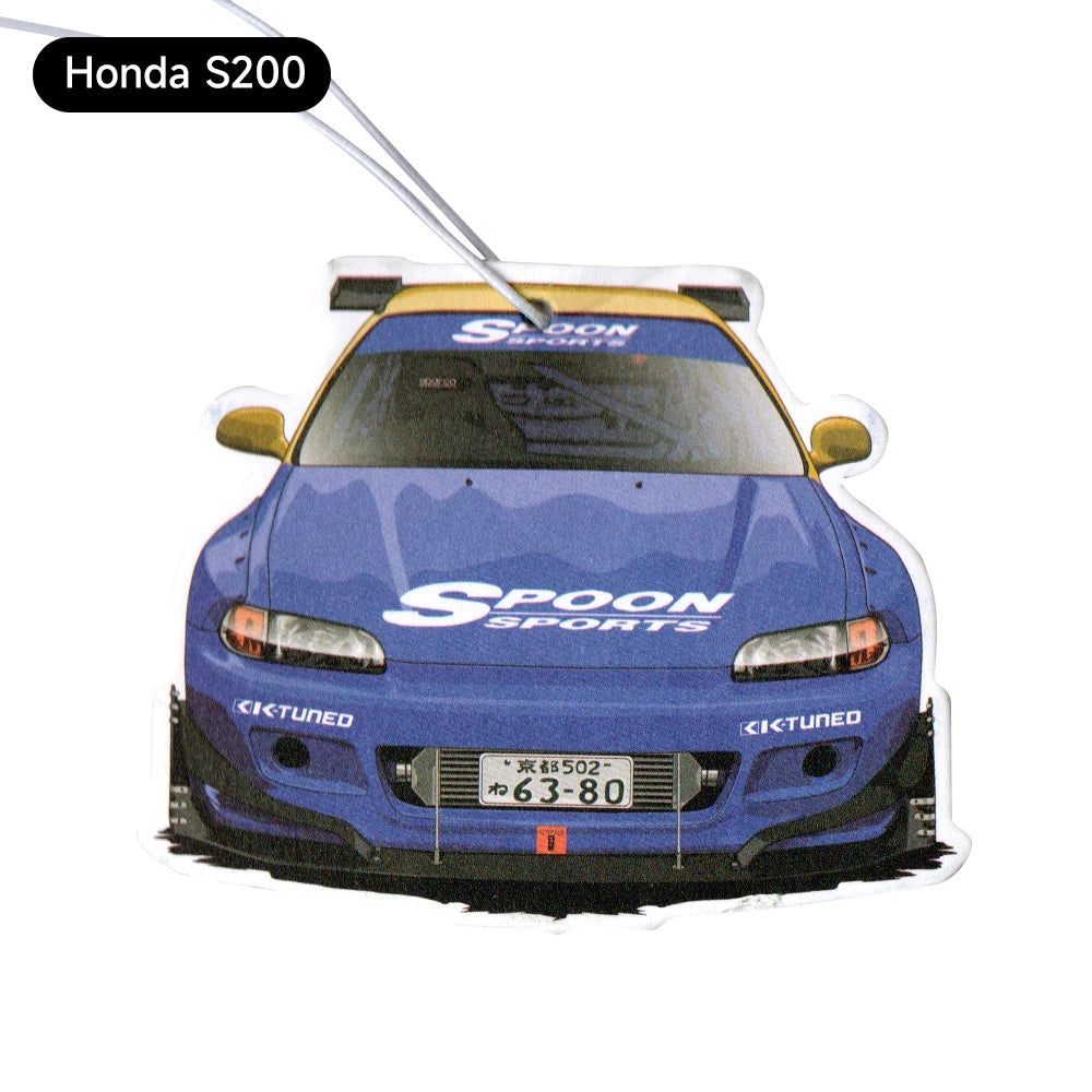 JDM Car Air Freshener Hanging Rearview Mirror Perfume Flavoring  Solid Paper For Fit Honda Accord GK5 Odyssey Diffuser Accessori