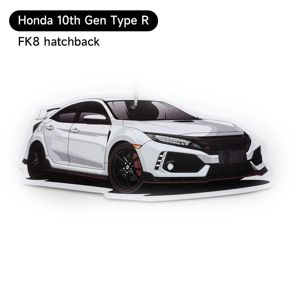JDM Car Air Freshener Hanging Rearview Mirror Perfume Flavoring  Solid Paper For Fit Honda Accord GK5 Odyssey Diffuser Accessori