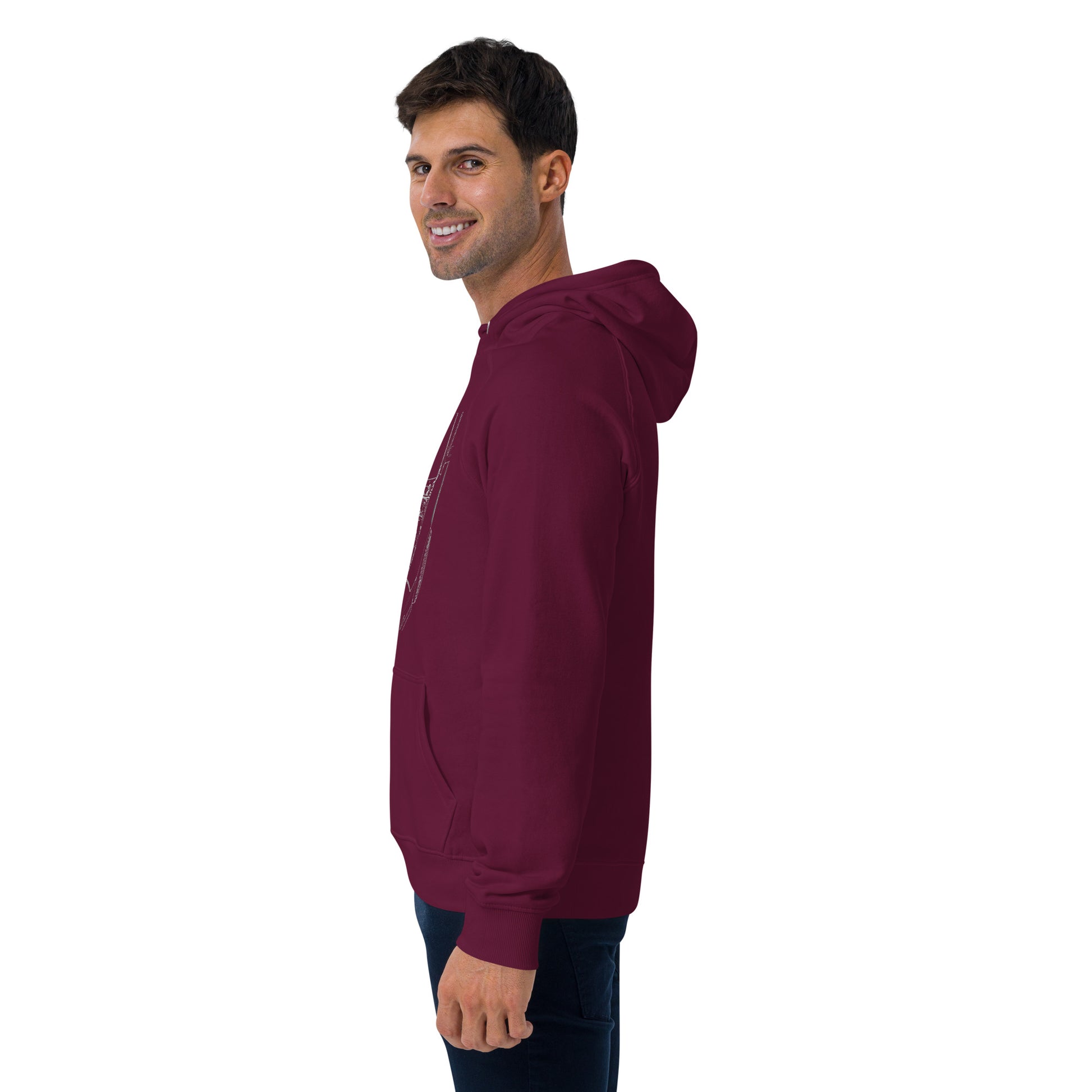 Unisex eco raglan hoodie image 14
