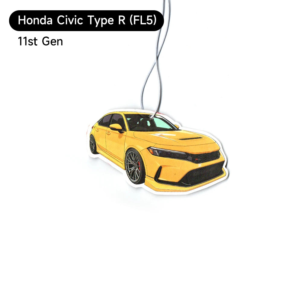 JDM Car Air Freshener Hanging Rearview Mirror Perfume Flavoring  Solid Paper For Fit Honda Accord GK5 Odyssey Diffuser Accessori