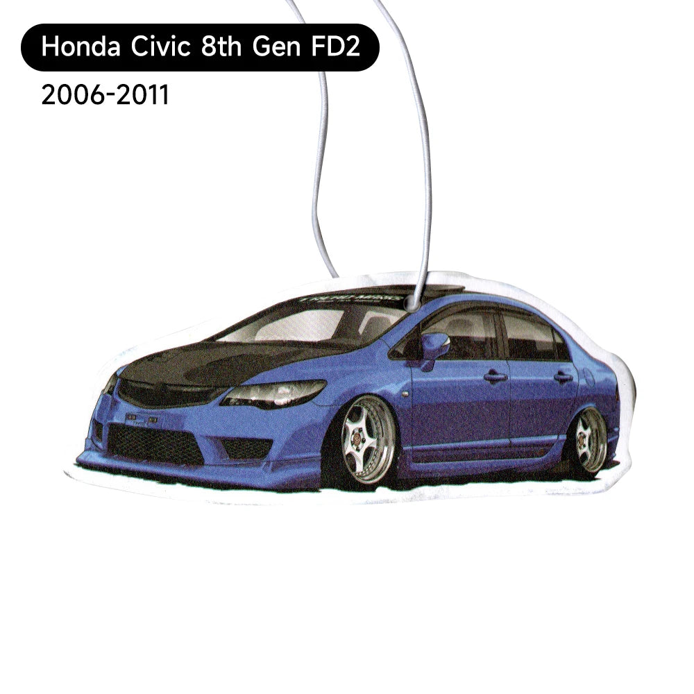 JDM Car Air Freshener Hanging Rearview Mirror Perfume Flavoring  Solid Paper For Fit Honda Accord GK5 Odyssey Diffuser Accessori