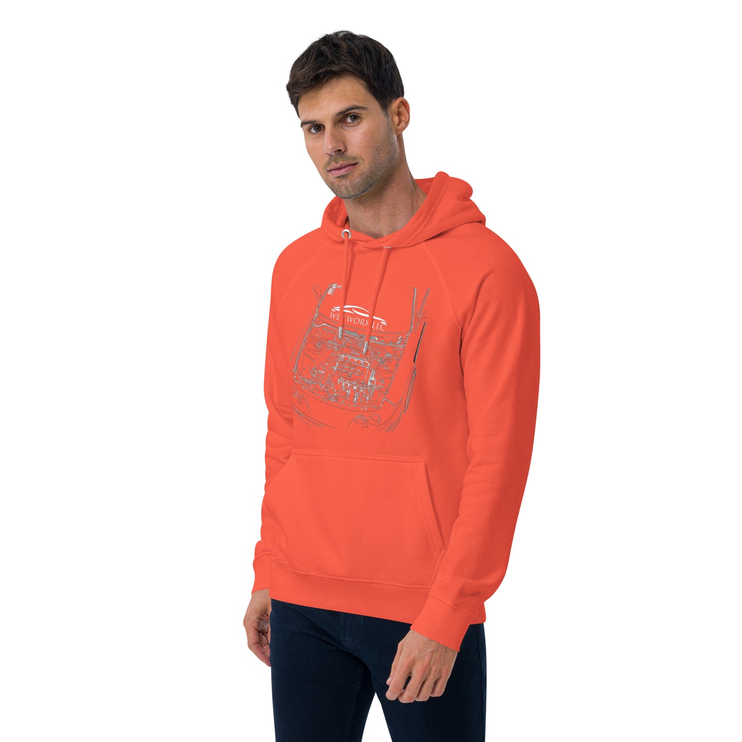 Unisex eco raglan hoodie image 42
