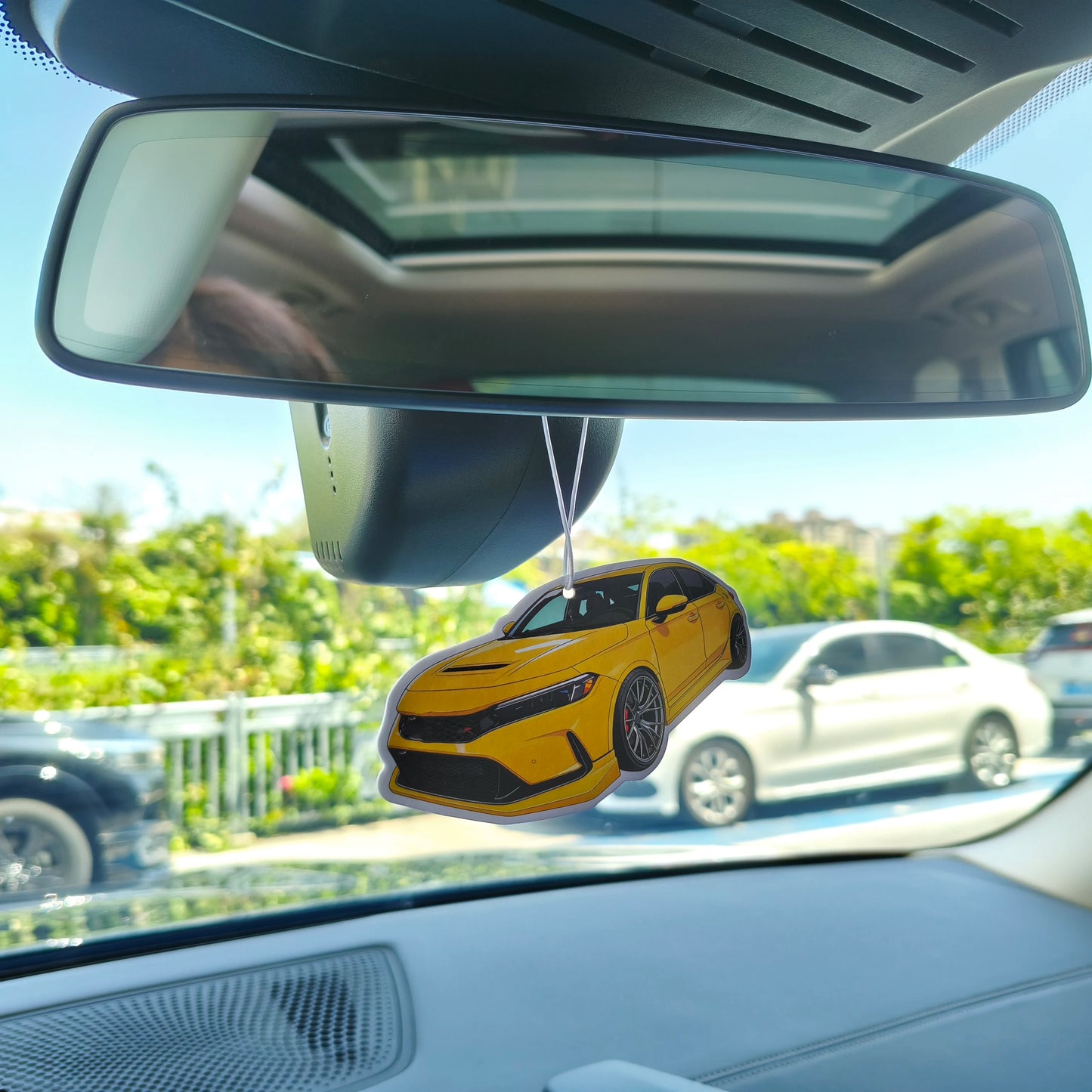 JDM Car Air Freshener Hanging Rearview Mirror Perfume Flavoring  Solid Paper For Fit Honda Accord GK5 Odyssey Diffuser Accessori