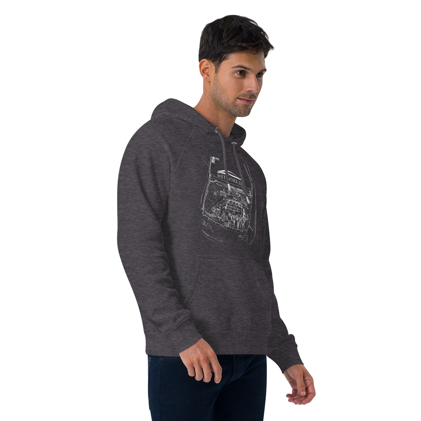 Unisex eco raglan hoodie image 26