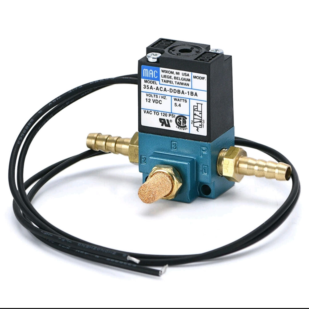 MAC 3 Port Electronic Boost Control Solenoid Valve DC12V 35A-ACA-DDBA-1BA 5.4w image 0